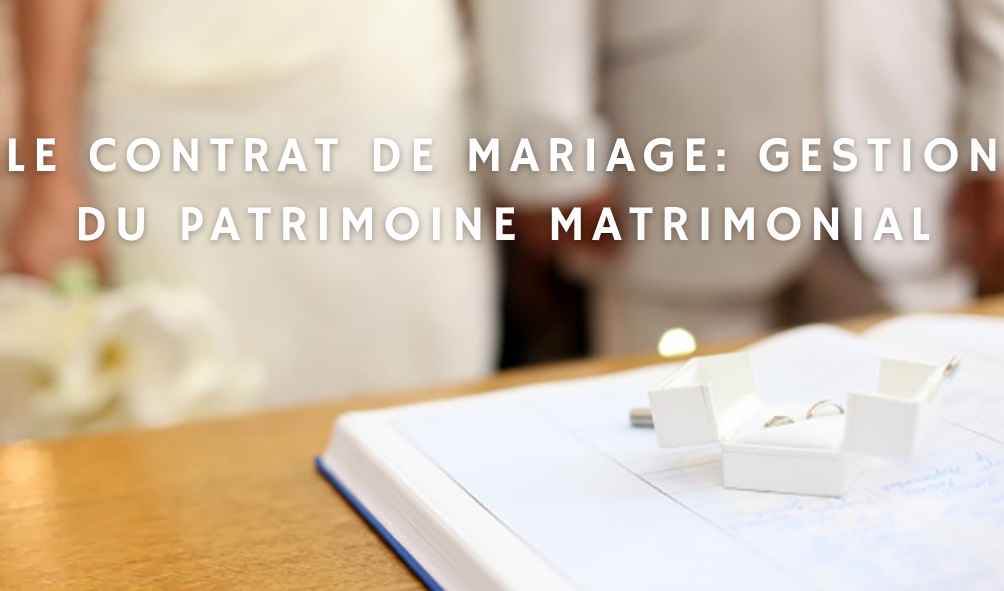 contrat mariage